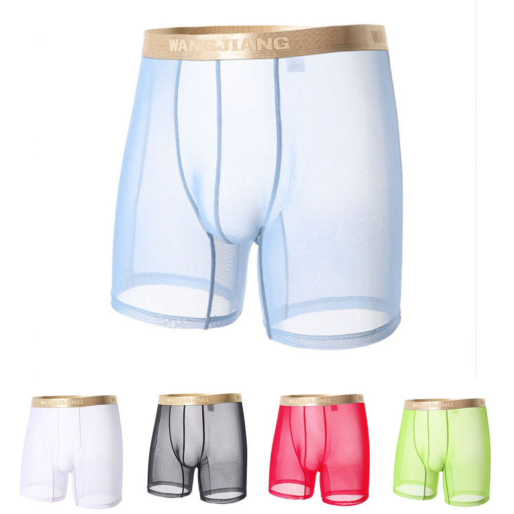 Boxer Shorts Modal - Celana Boxer Tipis Transparan Tanpa Jahitan